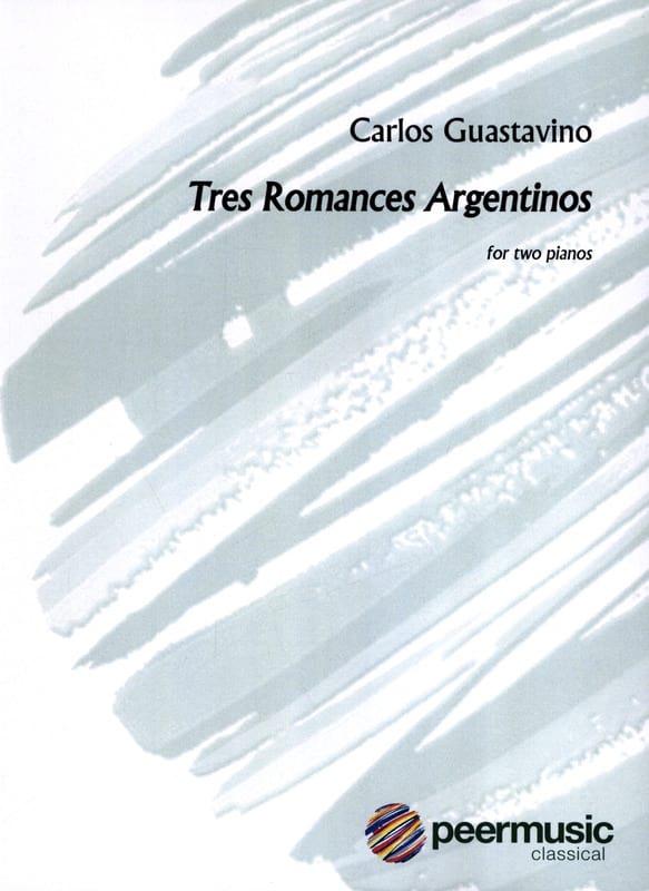 3 Romances Argentines. 2 pianos Carlos Guastavino Partition Piano