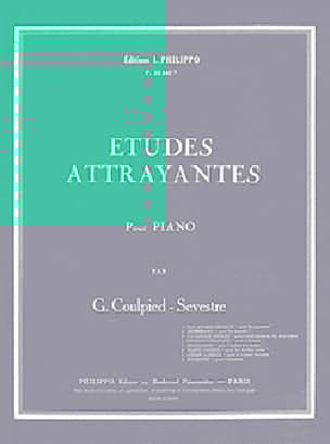 Etudes Attrayantes Germaine Coulpied-Sevestre Partition Piano
