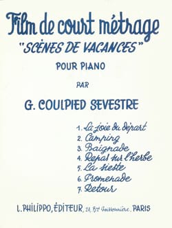 Film de Court-Métrage Germaine Coulpied-Sevestre Partition Piano