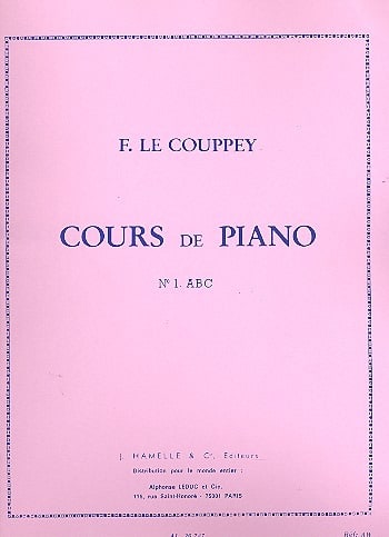 Cours de Piano : A.B.C Couppey Le Partition Piano