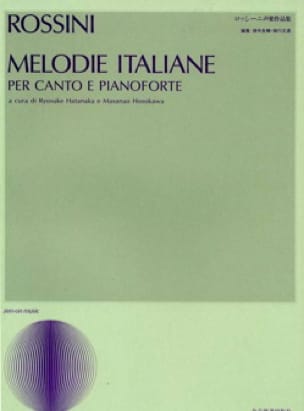 Mélodies Italiennes ROSSINI Partition Mélodies