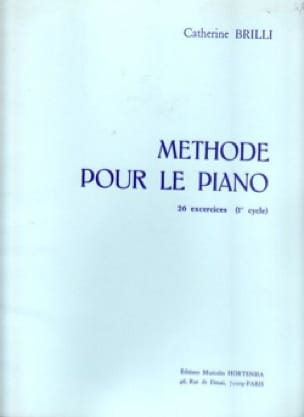 Méthode pour le piano Catherine Brilli Partition Piano