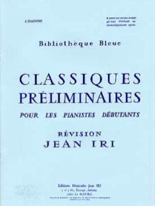 Classiques préliminaires Jean Iri Partition Piano