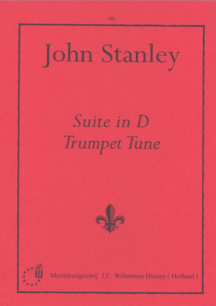 Suite En Ré ; Trumpet Tune John Stanley Partition Orgue