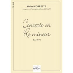 Concerto En Ré Mineur Opus 26 N° 6 CORRETTE Partition Orgue