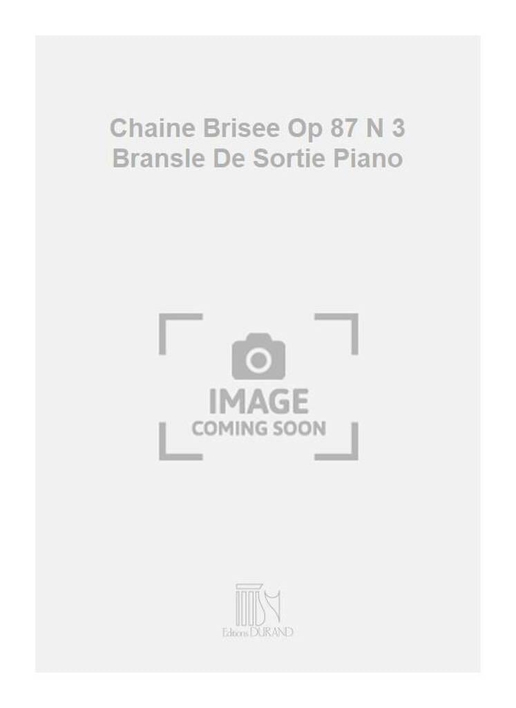 Bransle de Sortie Florent Schmitt Partition Piano