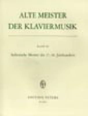 Alte Meister Der Klaviermusik 3 Partition Clavecin