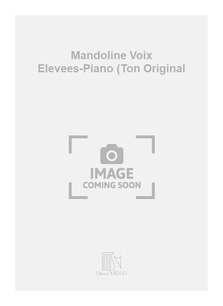 Mandoline. Voix Haute DEBUSSY Partition Mélodies