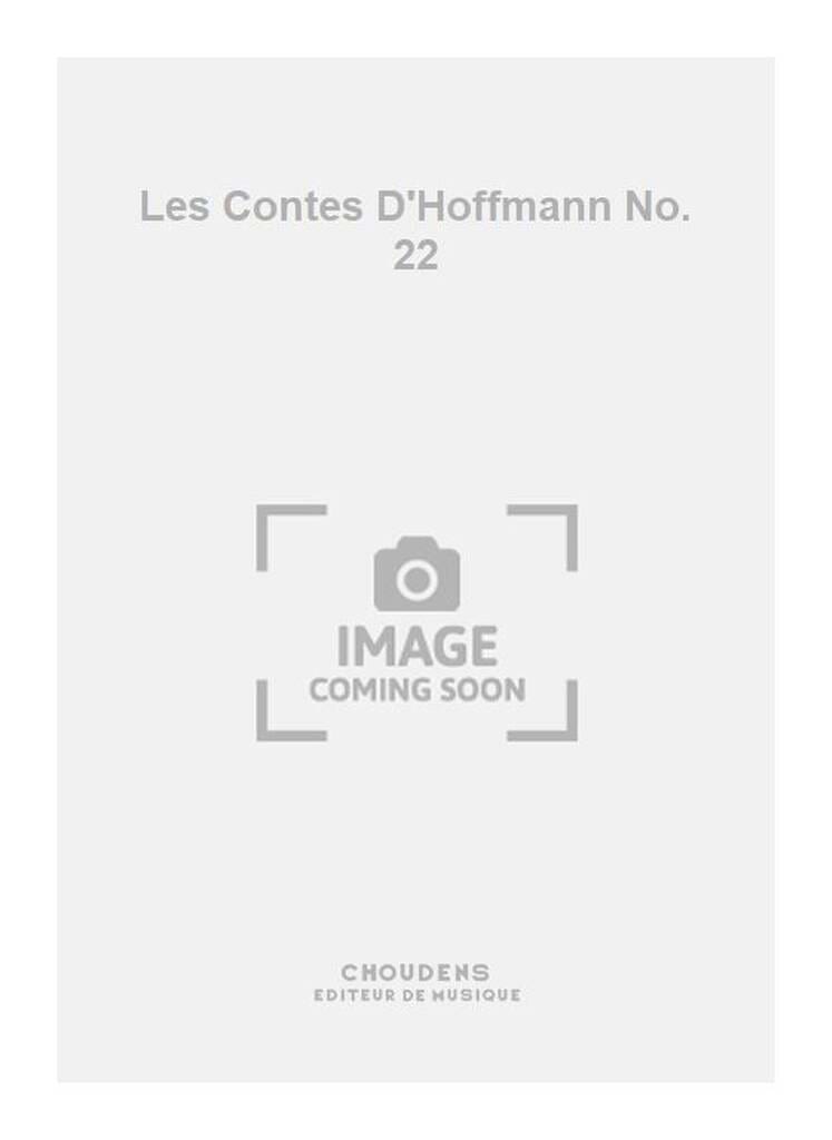 Scintille Diamant. Contes D'Hoffmann OFFENBACH Partition Opéras