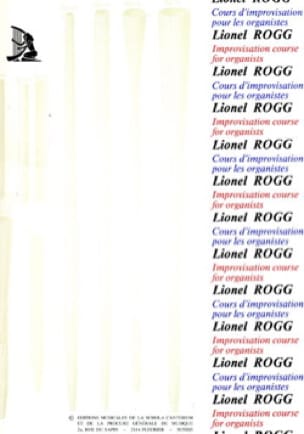 Cours d'Improvisation Tonale - Volume 1 - Lionel Rogg - Partition