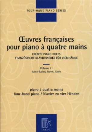 Oeuvres Françaises pour piano 4 Mains. Volume 2 - Partition - Piano