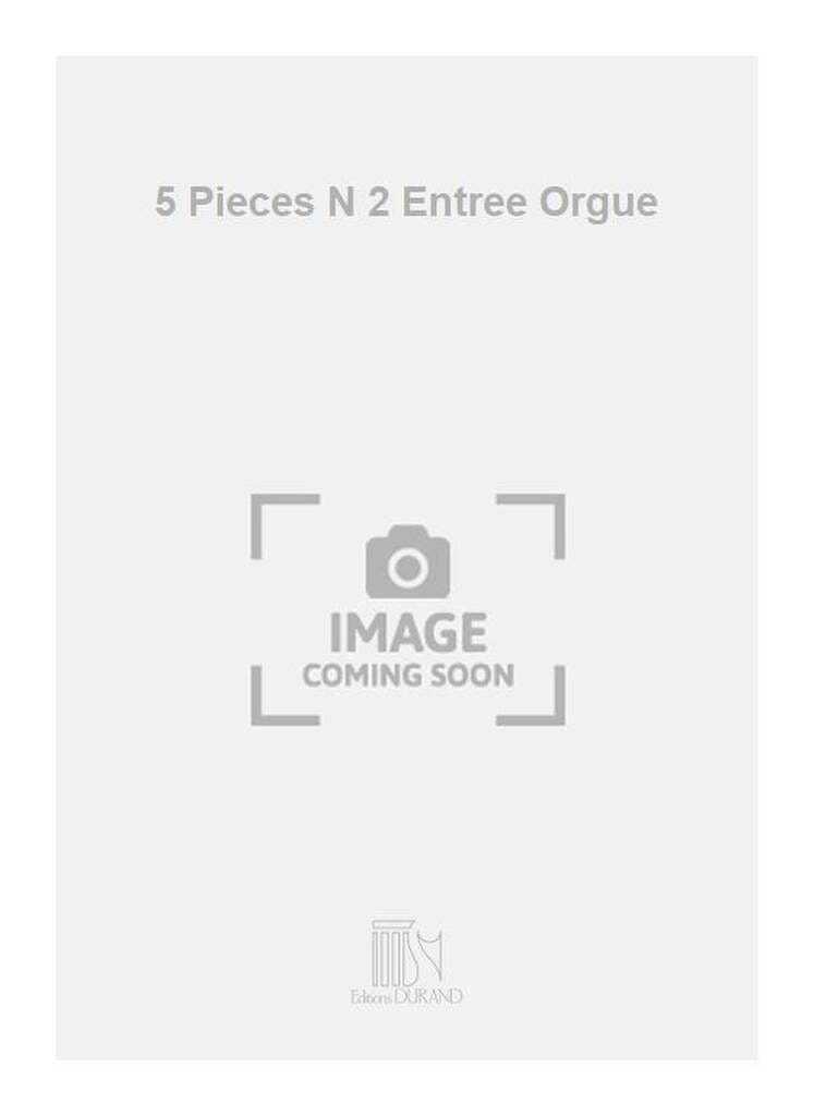 Entrée Renaud Gagneux Partition Orgue