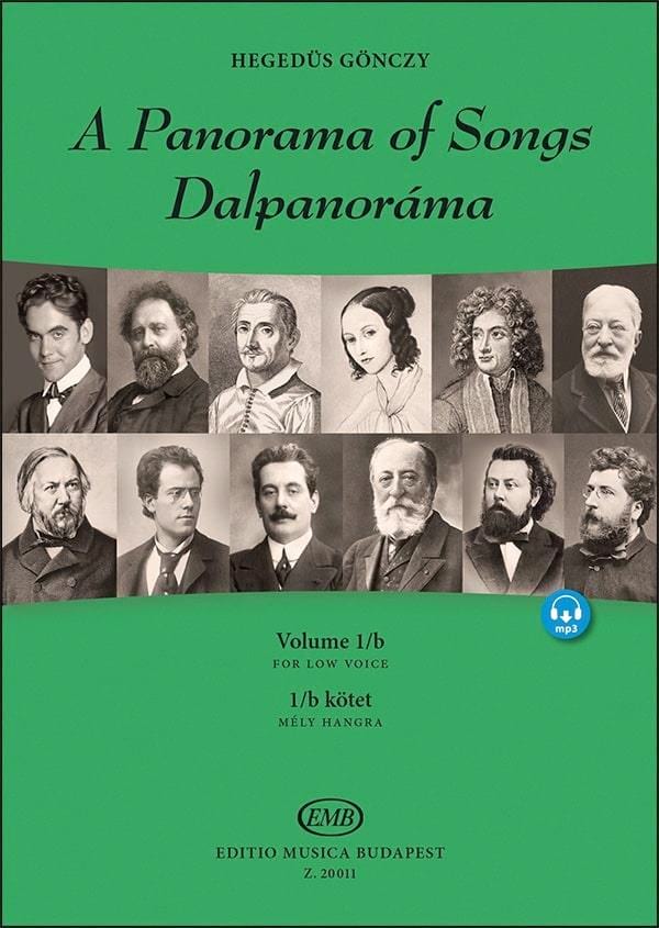 A Panorama of Songs - Volume 1B - Voix grave Partition Mélodies