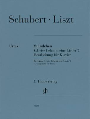 Ständchen SCHUBERT Partition Piano