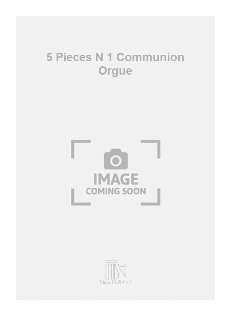 Communion Renaud Gagneux Partition Orgue
