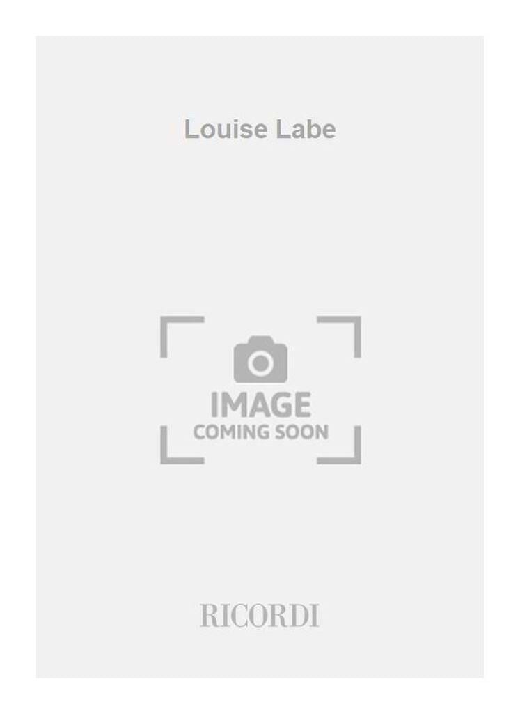 Louise Labé Younghi PAGH-PAAN Partition