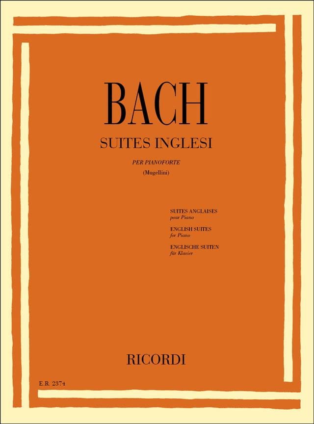 Suites Inglesi BACH Partition Piano