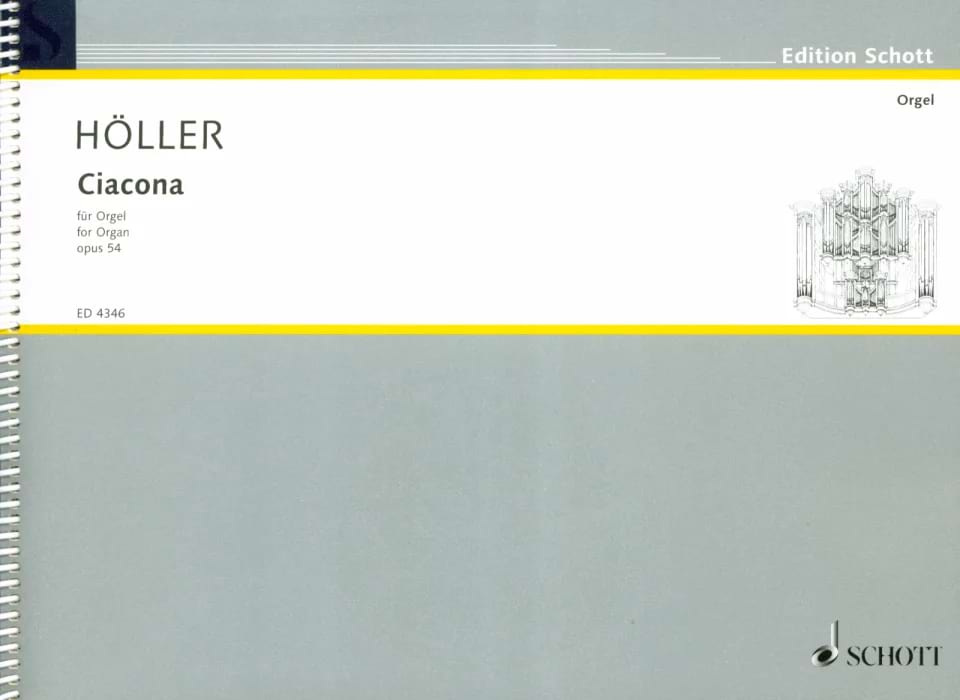 Ciacona Partition Orgue