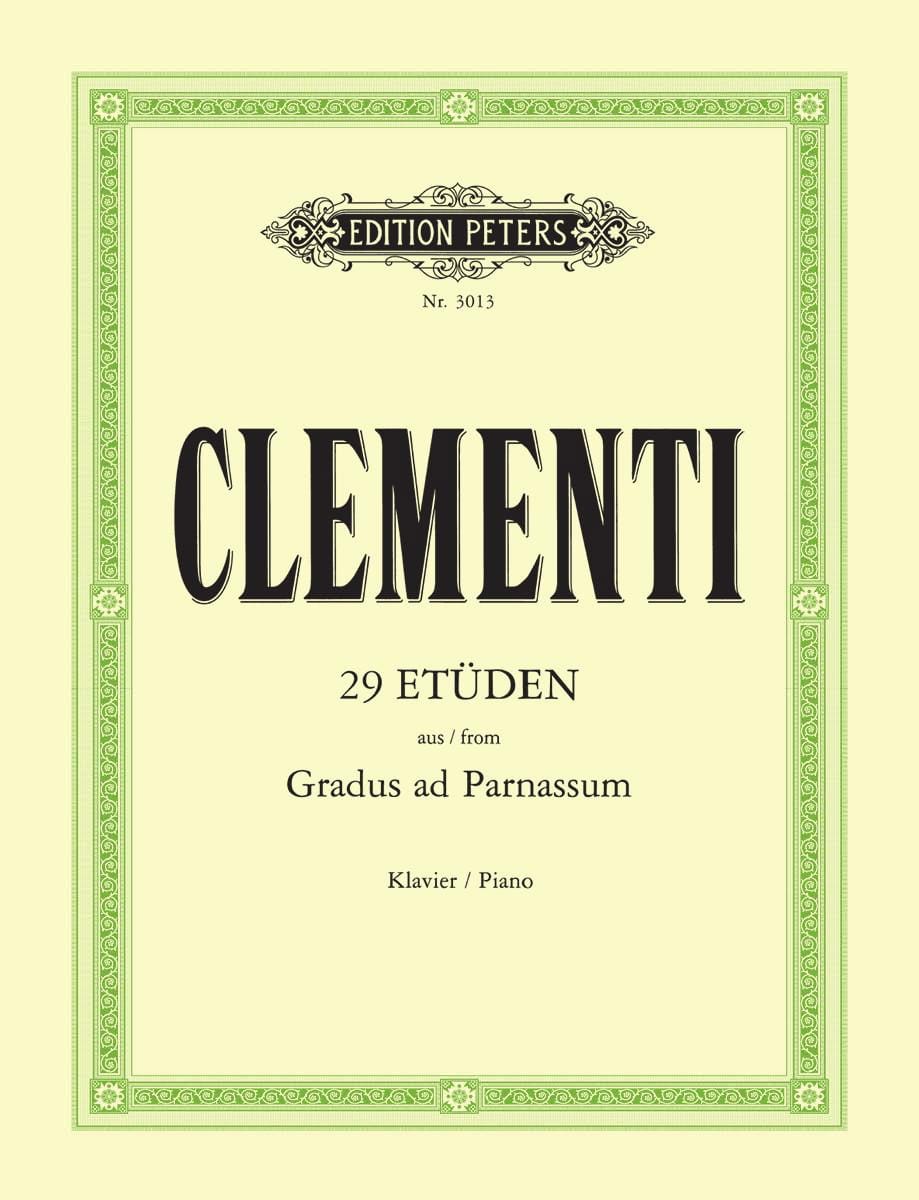 Gradus Ad Parnassum CLEMENTI Partition Piano