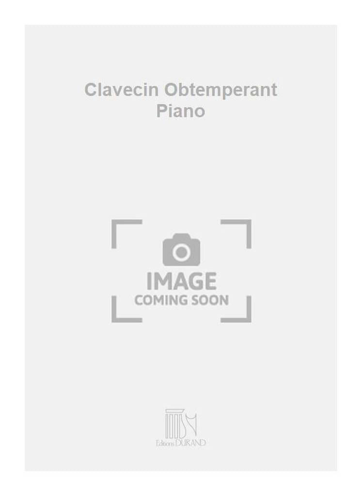 Clavecin Obtempérant Opus 107 Florent Schmitt Partition Piano