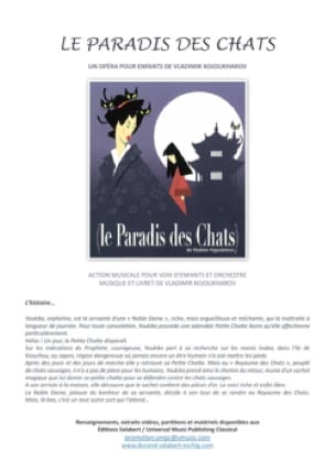 Le Paradis des chats Vladimir Kojoukharov Partition Pour enfants