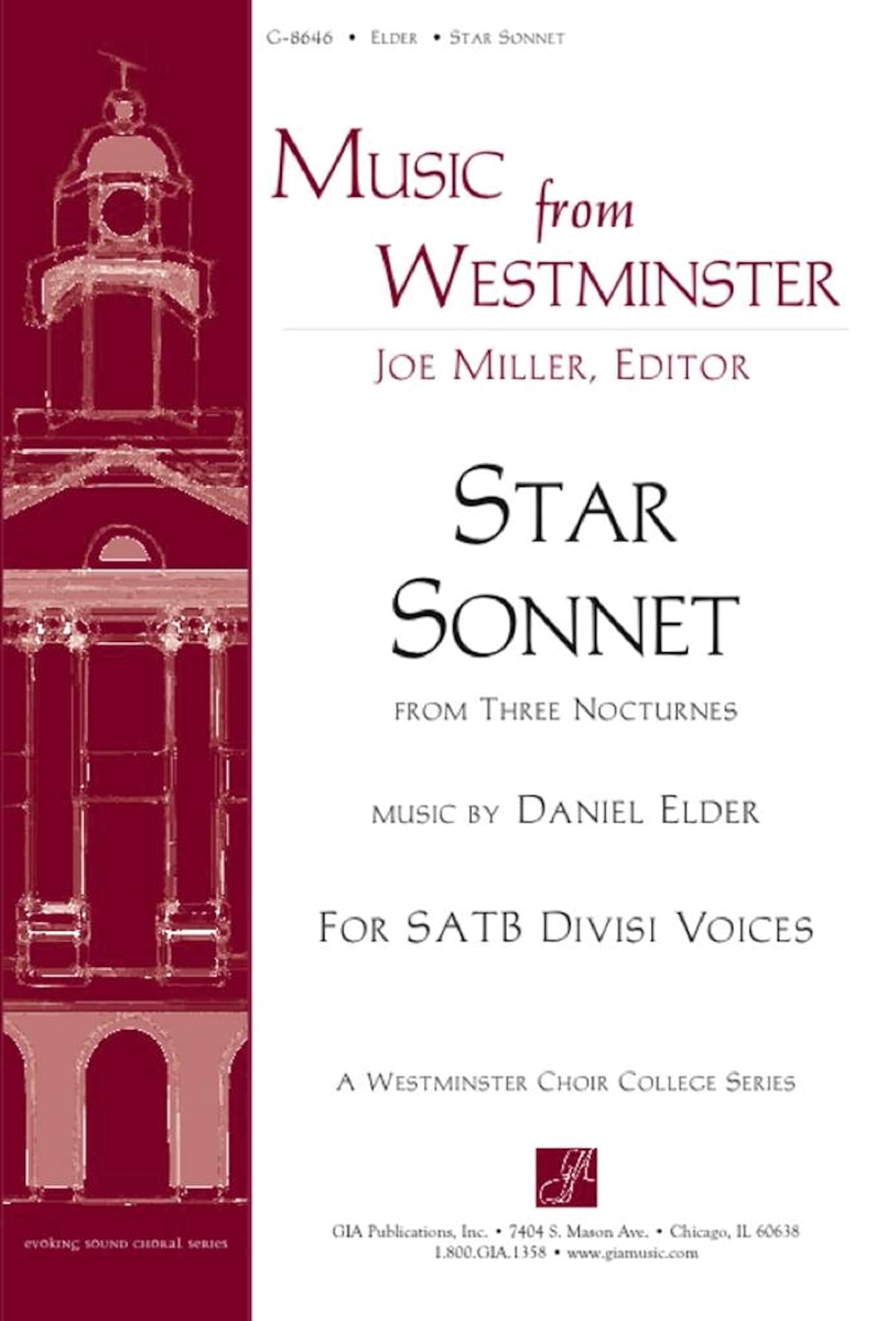 Star Sonnet - Daniel Elder - Partition - Chœur