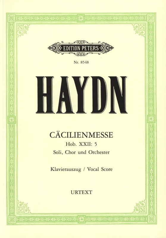 Messe Sainte Cécile HAYDN Partition Chœur