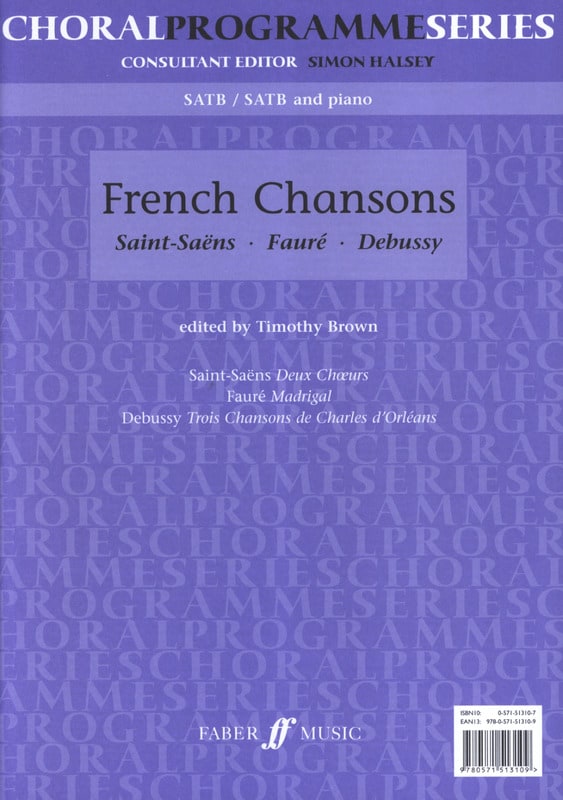 French Chansons - Partition - Chœur