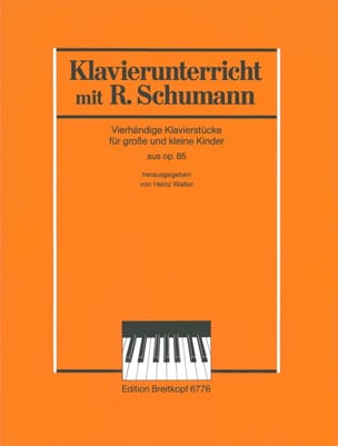 5 Pieces Extraites de L'opus 85. 4 Mains SCHUMANN Partition Piano