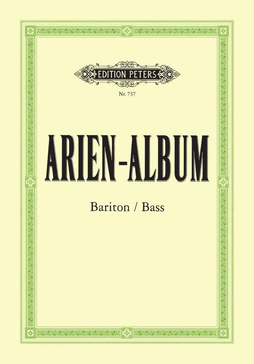 Arien Album Baryton / Basse Partition Opéras