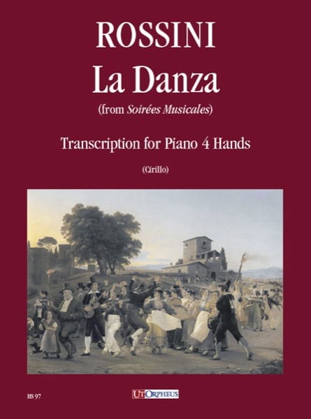 La Danza. 4 Mains ROSSINI Partition Piano