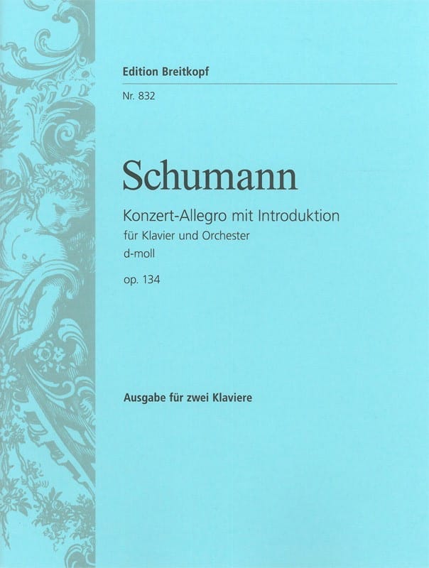 Konzert allegro mit introduction Opus 134. 2 Pianos - SCHUMANN