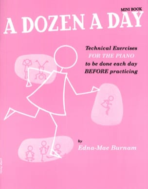A Dozen A Day Mini Book en Anglais Partition Piano