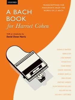 A Bach Book for Harriet Cohen Partition Piano