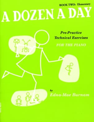 A Dozen A Day Volume 2 en Anglais Partition Piano