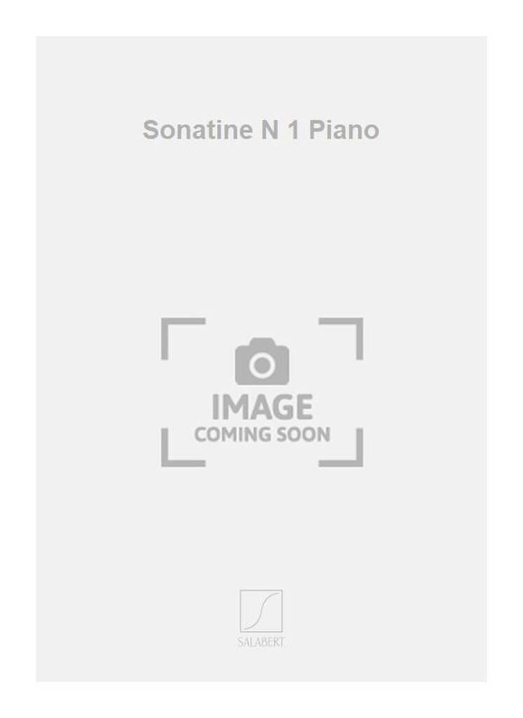 1ère Sonatine opus 59-1 Charles Koechlin Partition Piano