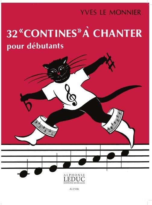 32 Contines à Chanter pour Débutants Monnier Yves Le Partition Piano