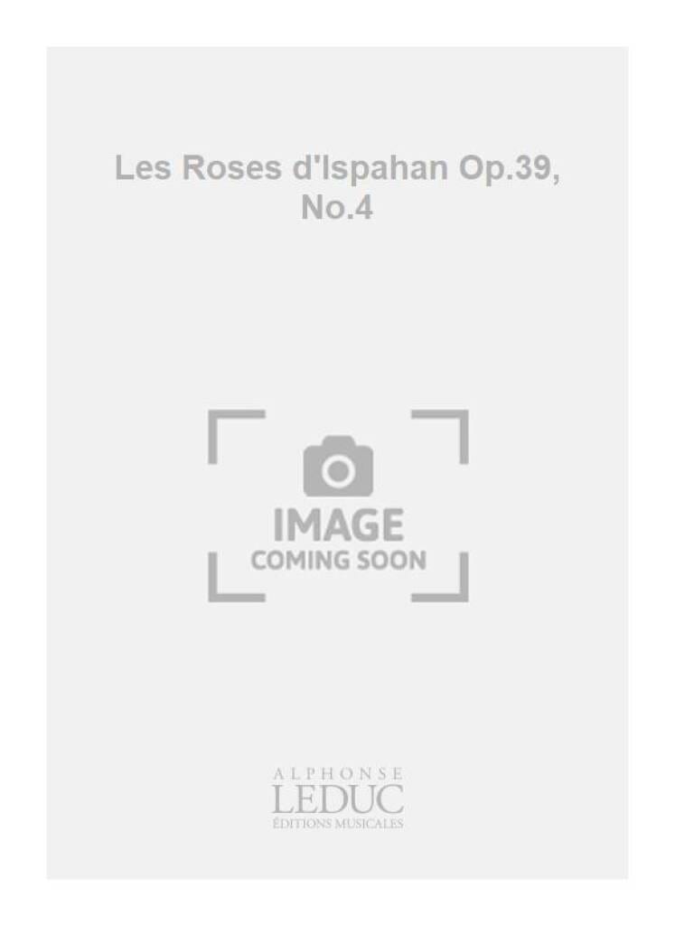 Les Roses D'ispahan Mezzo Opus 39-4 FAURÉ Partition Mélodies