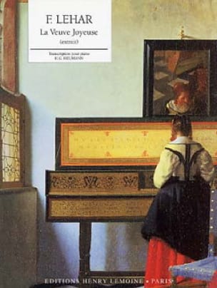 Valse de la Veuve Joyeuse LEHAR Partition Piano