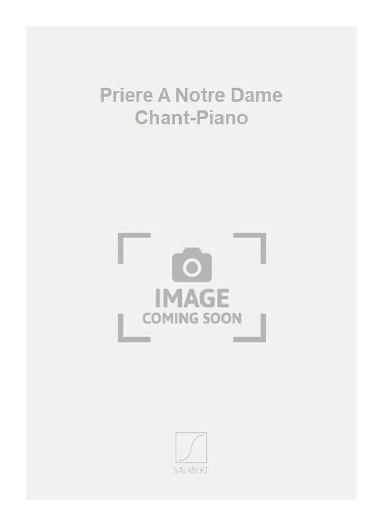Prière A Notre-Dame Paul Ladmirault Partition Violon