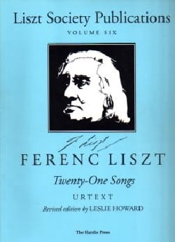 21 Songs LISZT Partition Mélodies