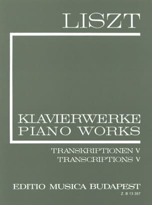 Transcriptions Diverses Série 2, Volume 20 LISZT Partition Piano