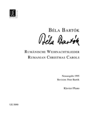Rumänische Weihnachtslieder BARTOK Partition Piano