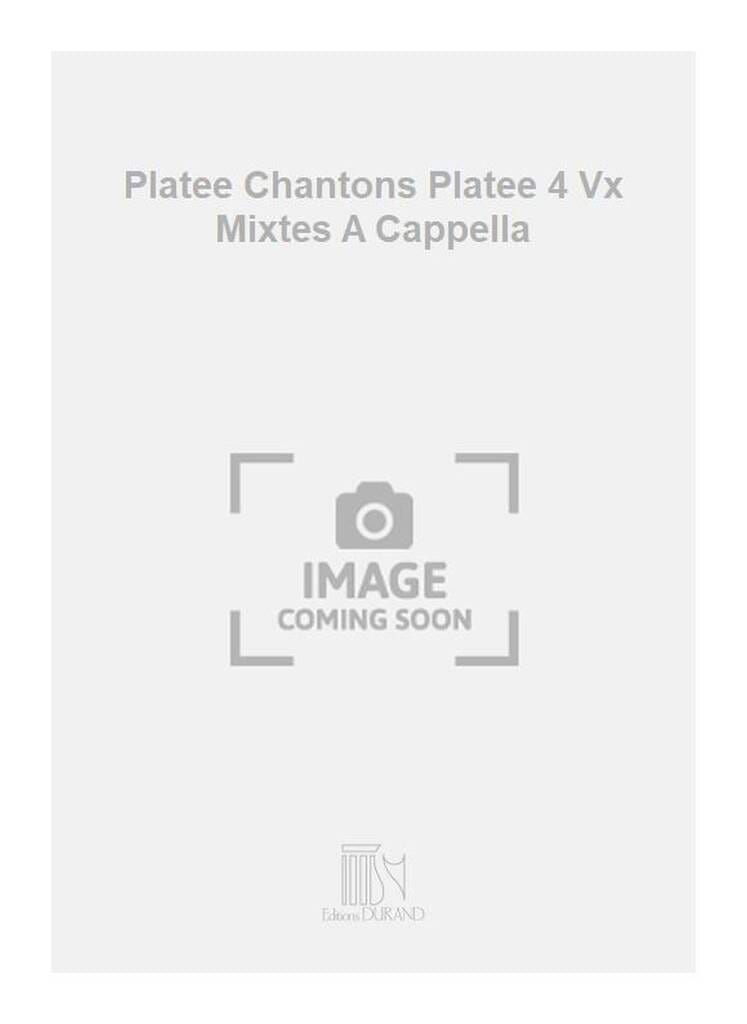Chantons Platée. Choeur RAMEAU Partition Chœur