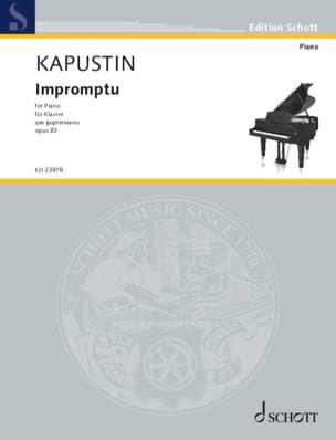 Parcourir les pages de Impromptu op. 83 - Nikolai Kapustin - Partition - Piano