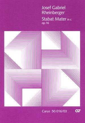 Stabat Mater en ut mineur op.16 RHEINBERGER Partition Chœur