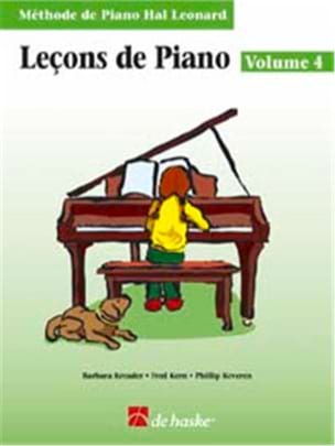 Leçons de Piano Volume 4 + CD HAL LEONARD Partition Piano