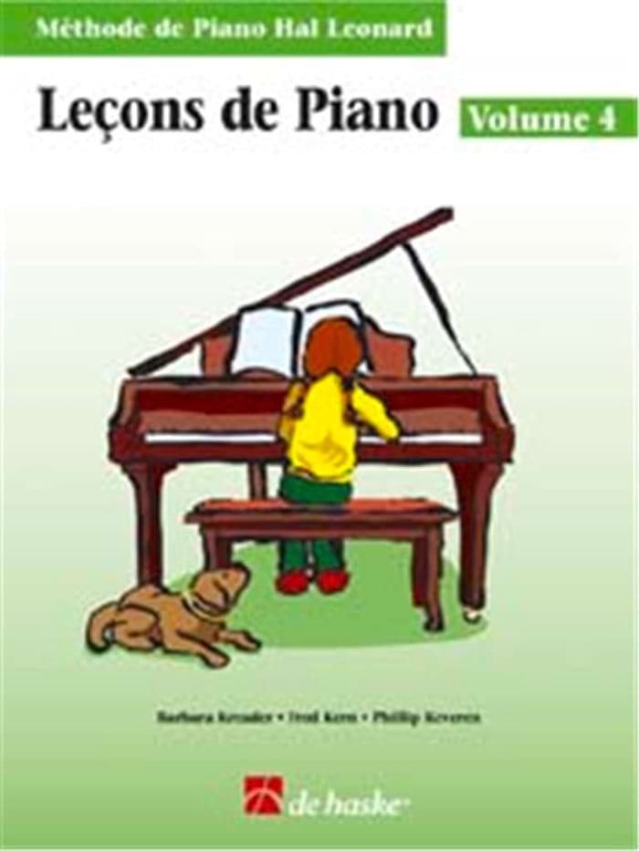 Leçons de Piano Volume 4 + CD HAL LEONARD Partition Piano