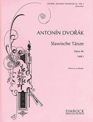 Danses Slaves Opus 46 Volume 1. 4 mains DVORAK Partition Piano