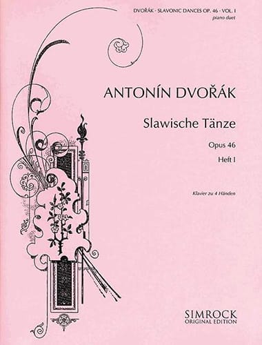 Danses Slaves Opus 46 Volume 1. 4 mains DVORAK Partition Piano